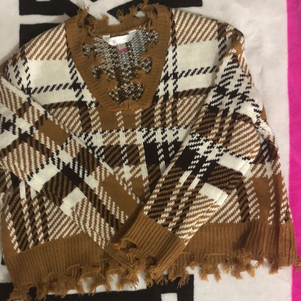 V-neck sweater
